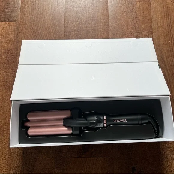 3B Waver The Beachwaver Curling Iron Pink Triple Barrel New  display picture 2